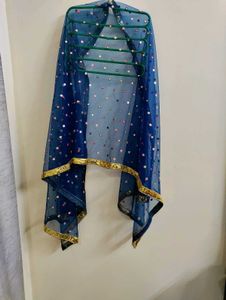Strip Multi Colour Kurta with Navy Blue Garara 💗