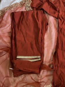 indo era Brown sequins kurta set