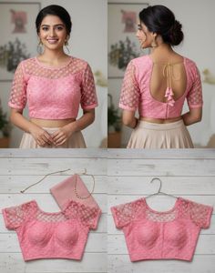 Pink Embroidered Blouse