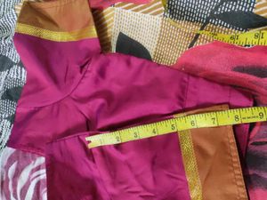 Maroon Pure Silk Blouse