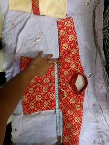 Red Golden Boy Sherwani Dhoti✨