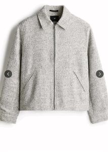 H&M Grey Regular fit Shacket Jacket