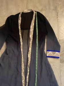 Ombre Sheer Kalidar Ethnic Jacket