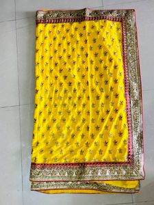 Fab Yellow Saree
