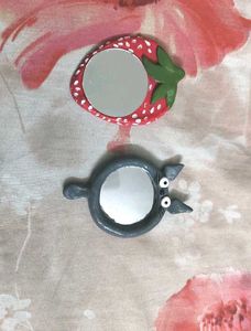 ⏬DISCOUNT : Pinterest Handheld Clay Mirrors ✨