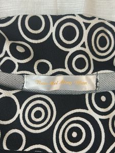 Vintage Circle Print Fit &amp; Flare Dress