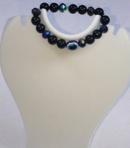 Braslate Acrylic shinning Pearl&#39;s Navy blue black