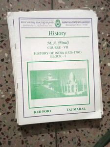Note Books For M. A. History Both Previous n Final