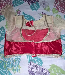 Red &amp; Gold Blouse