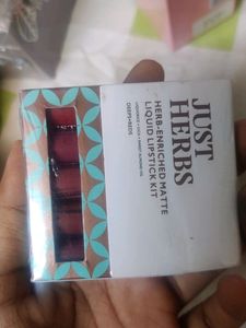 Brand New Just Herbs Lipstick Kit - Deeps And Reds