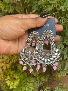 Boho Chic Silver Earrings