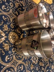 Steel glasses - Set of 4