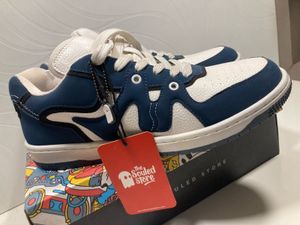 Souled Store Blue &amp; White Sneakers Original Uk-9