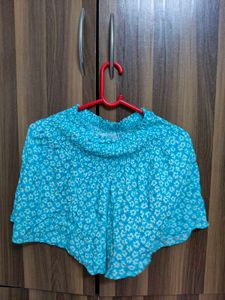 ZARA Off Shoulder Crop Top and Shorts Co-ords