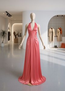 Elegant Halter Maxi Dress