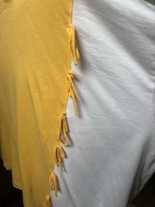 Two-Tone Tie Detail Tee