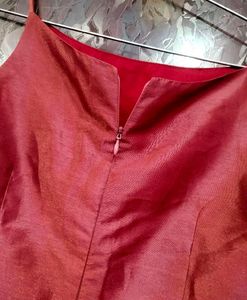 MAUVE KURTI STYLE BODYCON FOR WOMEN