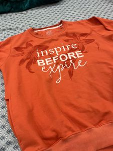 Orange Sweatshirt
