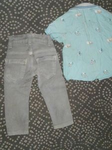 Boys Nautical Shirt &amp; Pants Set