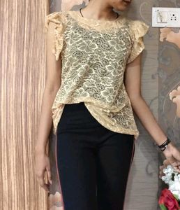 Vintage Ruffled Top