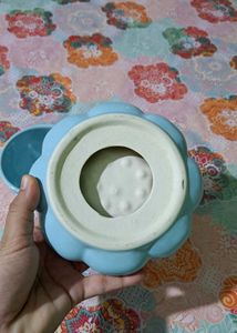 Bubble tea mug with saucer