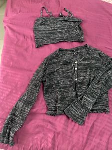 Forever 21 Black Sparkle Top