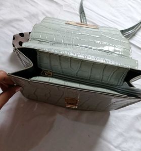 Mint Green Spacious Sling Bag
