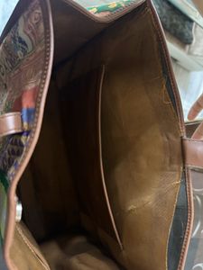 Aarka ritu kumar printed tote bag ( check flaw)