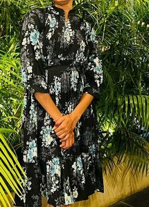 Floral Print Midi Dress