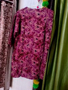 Purple Paisley Tunic