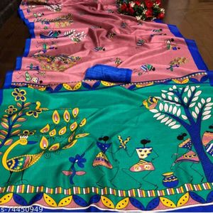 Bollywood Party heavy. printed saree with blous