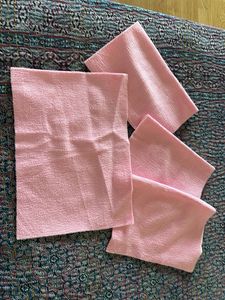 Pink Baby Dry Sheet (Set of 4)