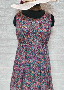 Tops &amp; Dresses For Rupees 99 Only/Floral Mini Dres