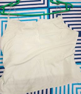 Sea Green Cute Top With Chain Strap