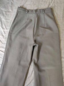 Gray Casual Pants
