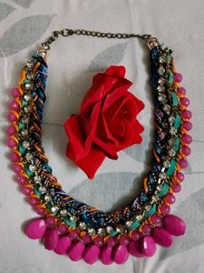 Pearl and Butterfly Necklace