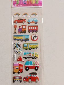 3 StickerSheet(Cute Kawaii , Car🚗, Butterfly 🦋)