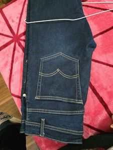 Dark Blue Straight Jeans