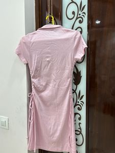 Cute Pink Polo Mini Dress