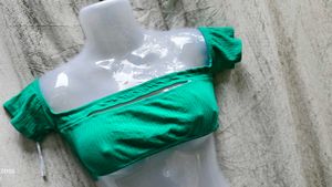 2349.Chic Green Blouse