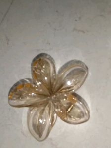 Glass Flower Decor