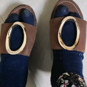 brown heel