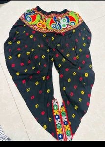 navratri dhoti n top for 2 yrs