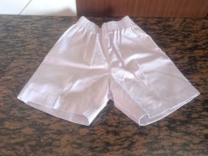 White Cotton Boys' Shorts