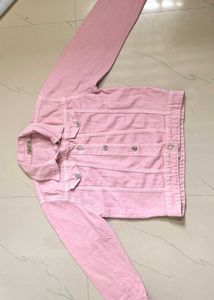 Pink Denim Jacket
