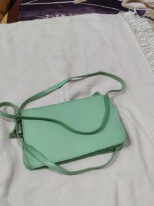 Beautiful Light Green (Ghiya) Colour Sling Bag