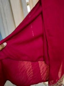 Red Straight Kurtha...Size L...