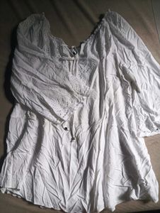 White Peasant Blouse