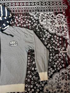 Striped Zip-Up Hoodie