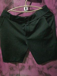 INDICLUB pack of 2 solid men Black, silver shorts